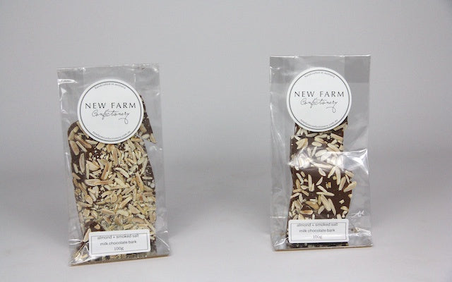 Smoked Salt + Almond Bark