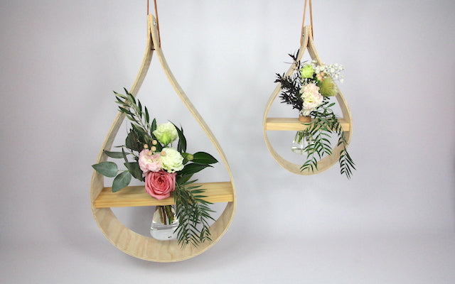 Stix and Flora - Teardrop Hanging Vase