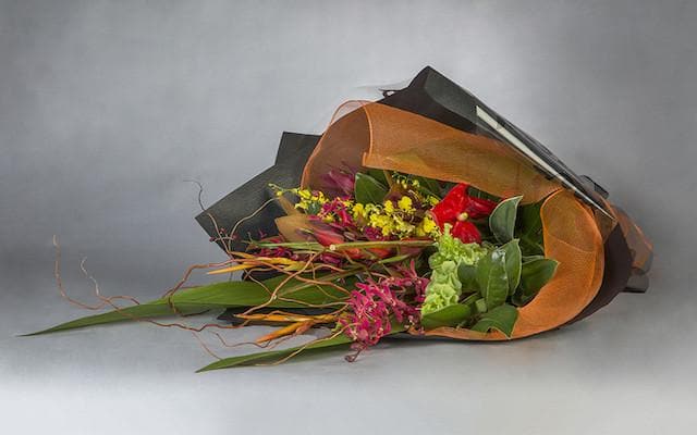Real Florist. Real Flowers. Melbourne Online Delivery. Same Day | Tropical Hand Tied Bouquet