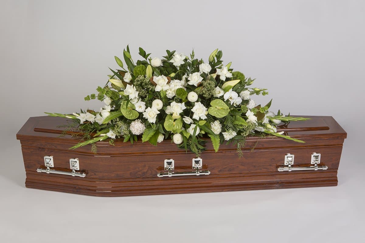 Real Florist. Real Flowers. Melbourne Online Delivery. Same Day | Classically Cherished - Premium Casket &amp; Coffin Flowers