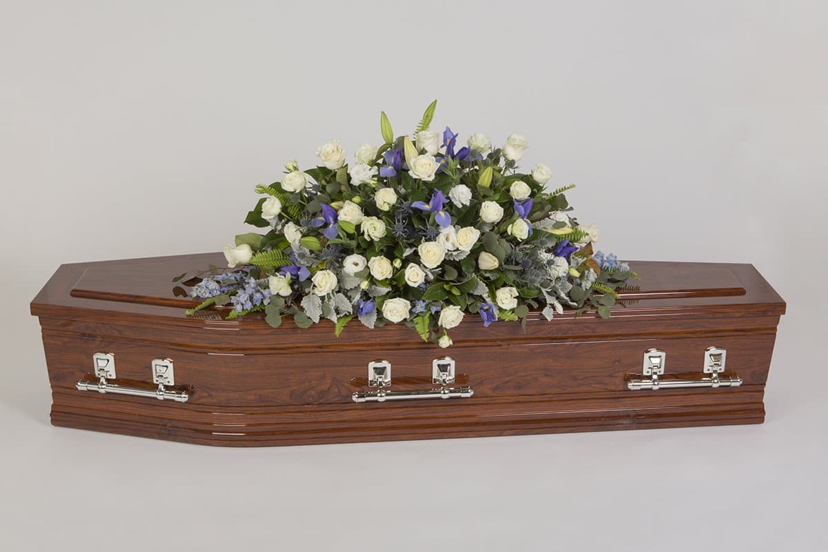 Real Florist. Real Flowers. Melbourne Online Delivery. Same Day | Looking into the Sky - Premium Casket &amp; Coffin Flowers