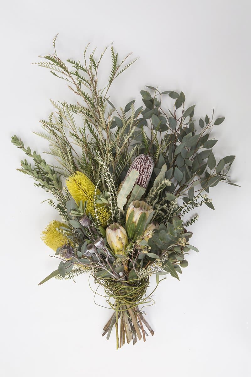 Real Florist. Real Flowers. Melbourne Online Delivery. Same Day | Native Hand Tied Premium Funeral Sheaf