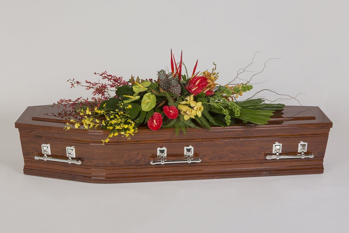 Real Florist. Real Flowers. Melbourne Online Delivery. Same Day | Vibrant Vale - Premium Casket &amp; Coffin Flowers